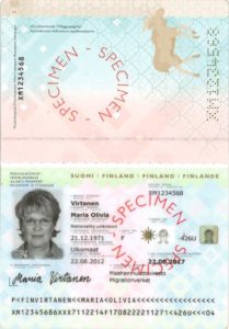 Паспорт гражданина Финляндии
