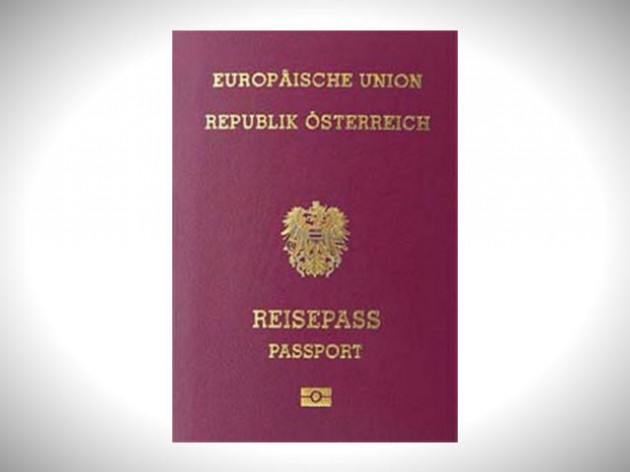 австрийский паспорт