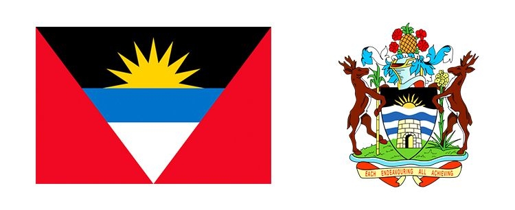 Флаг и герб Антигуа и Барбуда