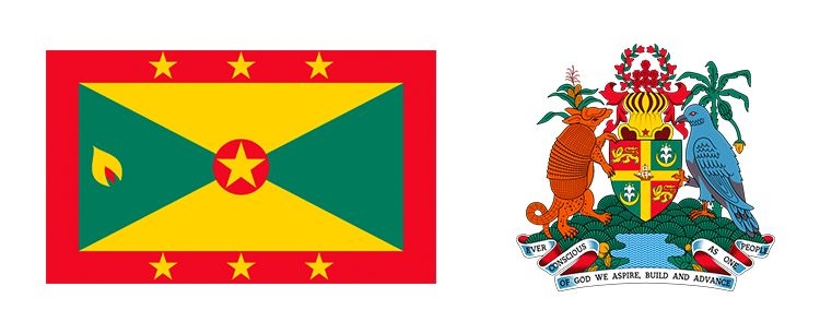Флаг и герб Гренады