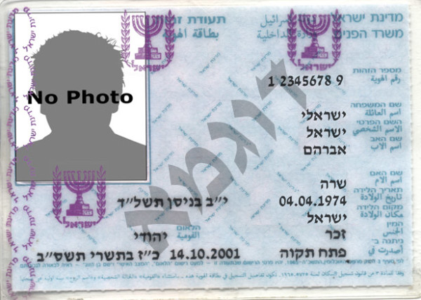 Теудат зеут — удостоверение личности в Израиле.