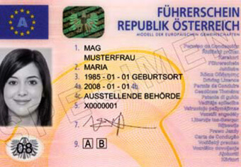 Австрийское удостоверение личности