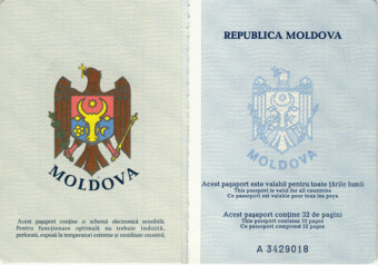 Загранпаспорт гражданина Молдовы