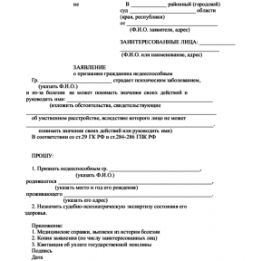 Образец заполнения заявления на гражданство РФ в 2017 году