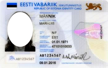 эстонский id-card