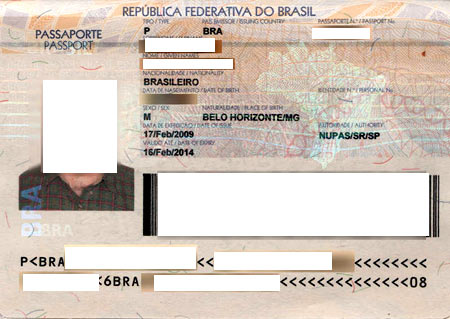 паспорт бразильца