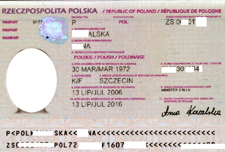 польский паспорт