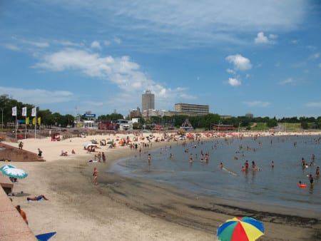 Пляж Монтевидео в Уругвае