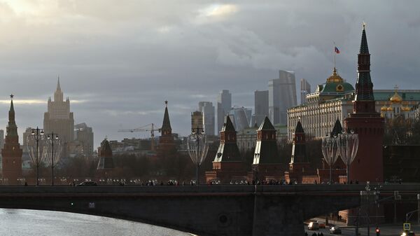 Большой Москворецкий мост и Московский Кремль