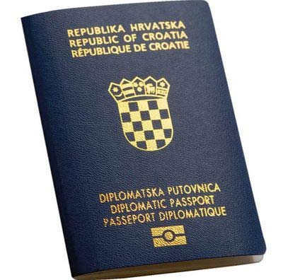 хорватский паспорт