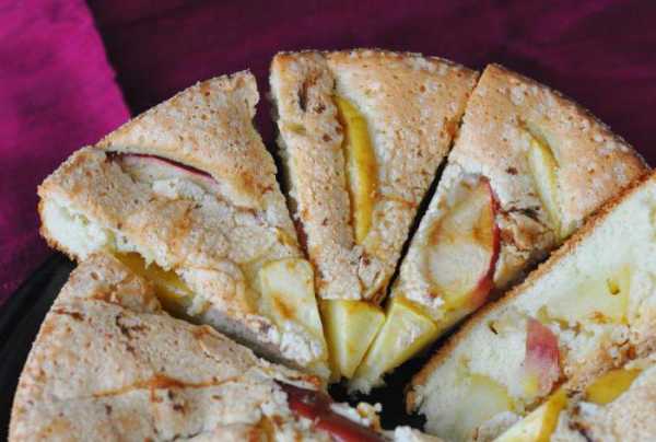 Пирог с яблоками и творогом диетический рецепт